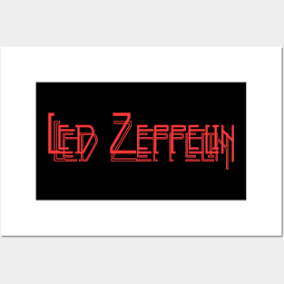 Red Zepplin Shadow Posters and Art